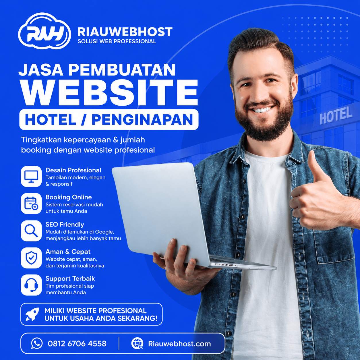 Jasa Pembuatan Website Hotel & Penginapan